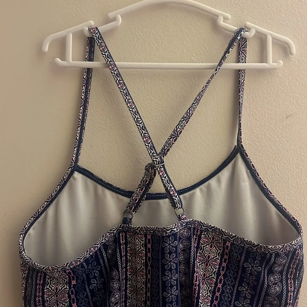 Girls Boho Tankini 2 Piece Bathing Suit Size 11/12 - Picture 4 of 5